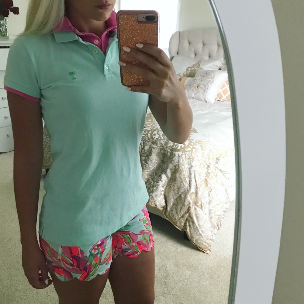Lilly Pulitzer Pink Polo - Picture 3 of 3